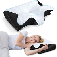 Ergonomic cervical pillow