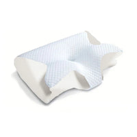 1Pc Memory Foam Cervical Pillow, 2 in 1 Ergonomic Contour Orthopedic Pillow for Neck Pain, Contoured Support Pillows,Neck Pillow